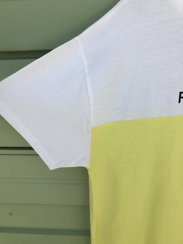NEW ZARA YELLOW WHITE T-SHIRT PLAY AND WIN SLOGAN Size 13 14 YRS 164 cm #3206 - Picture 2 of 4