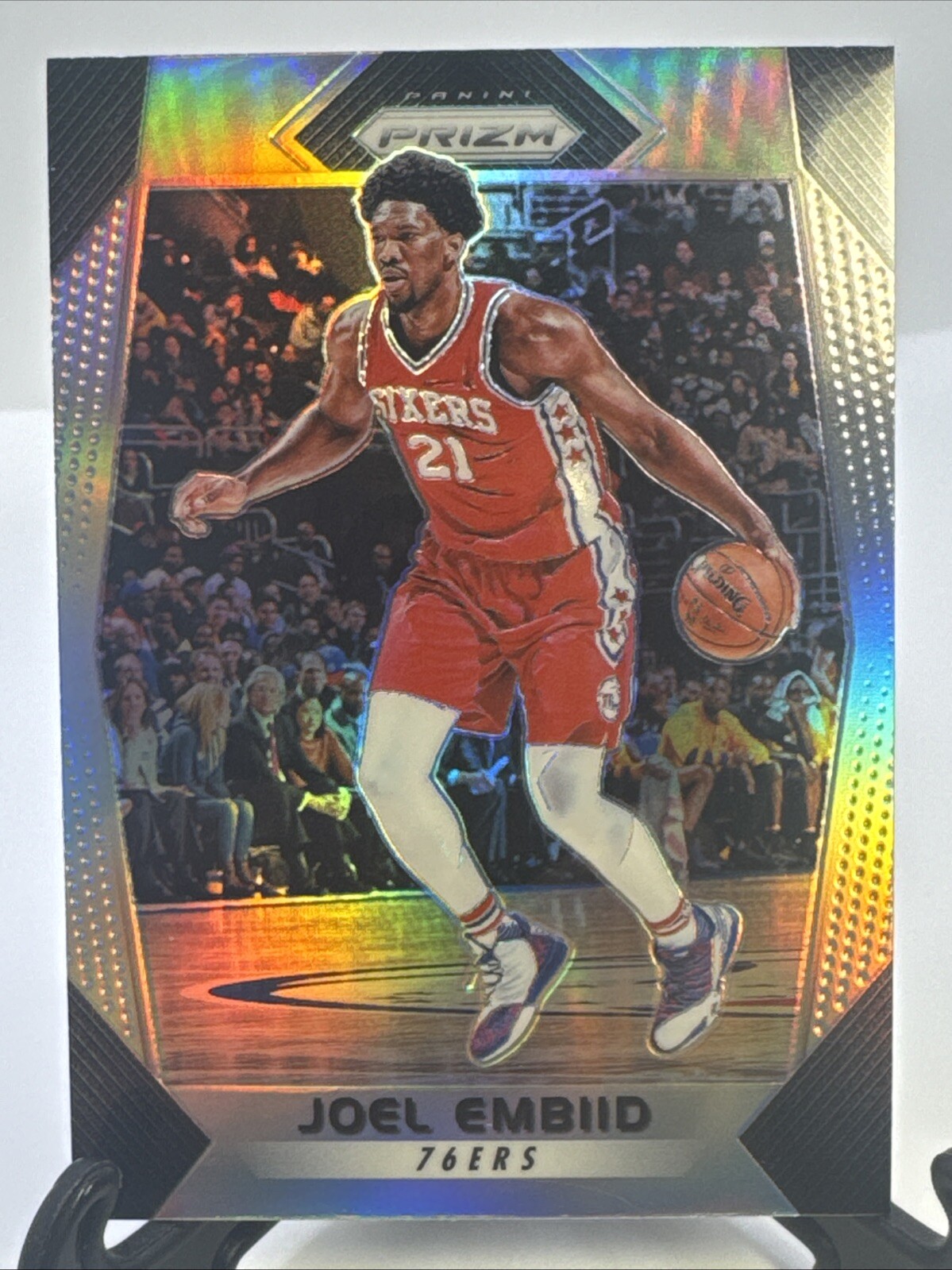 2017 Panini Prizm Joel Embiid Prizms Silver Philadelphia 76ers
