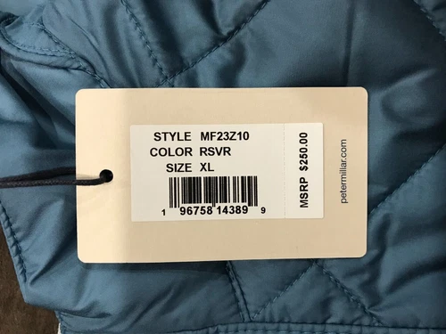 Peter Millar Crown Men's Size XL Reservoir Norfolk Quilted Travel Coat $250 NWT - Picture 8 of 8