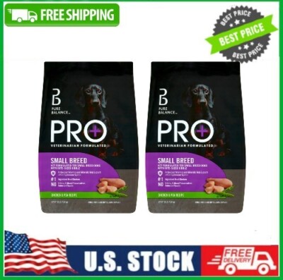 2 Pack Pure Balance Pro+ Small Breed Chicken & Pea Recipe Dry Dog Food, 16 lbs