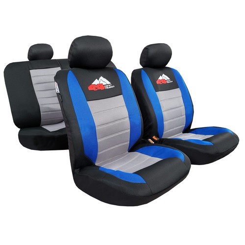 For Toyota Corolla Car Seat Covers Full Set Durable Black Blue 3D Air Mesh 9PCS