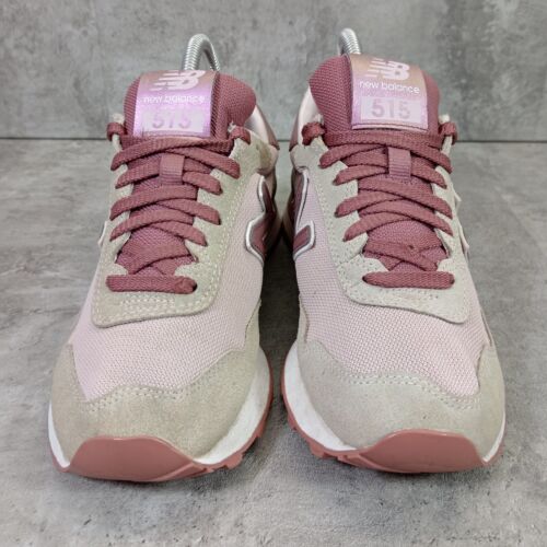 New Balance 515 Women's Pink Beige Suede trainers UK 5.5 - Foto 3 di 13