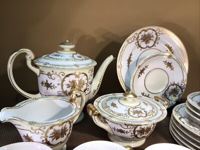 Antique Extremely Rare 1945 Post WWII Hand Painted, CPO Porcelain