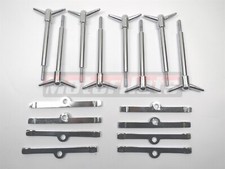 Sbc Chevy Valve Cover Tall T-bar Hold Down Bolt Spreader Bars Wing Nut 283 302
