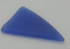 Genuine MAINE Sea glass COBALT BLUE BEAUTIFUL PENDANT LARGE