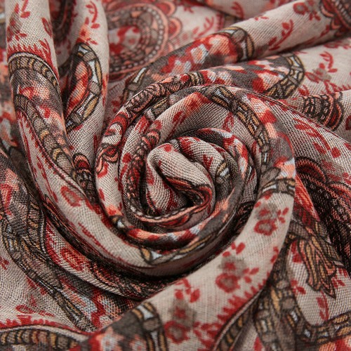 Women Ladies Viscose Scarf Hijab Floral Printed Muslim Women's Shawls Wraps - Picture 4 of 12