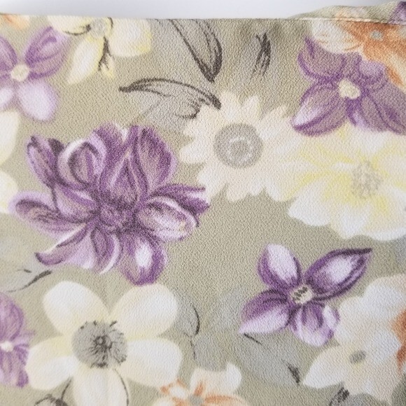 Vtg 90s y2k floral sleeveless maxi dress cottagecore fairy M image 7