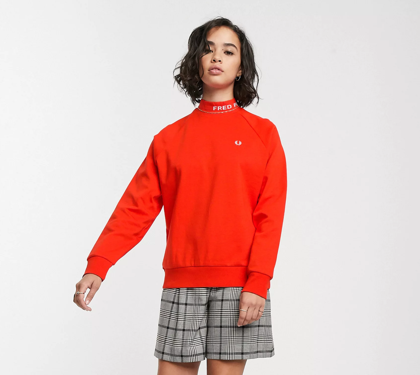 high neck fred perry