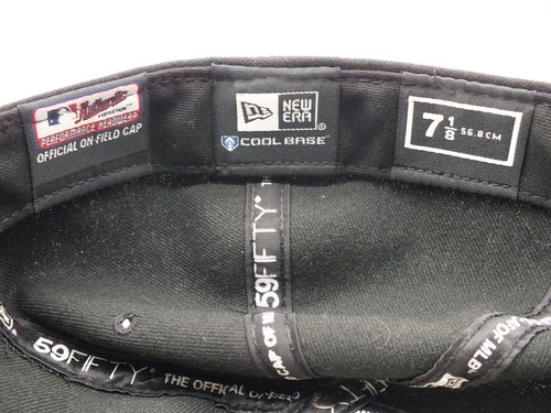 New Era 9Fifty MLB Florida Marlins Basic Snapback Hat - Blk 7 1/8" (56.8 cm) EUC - Picture 6 of 12