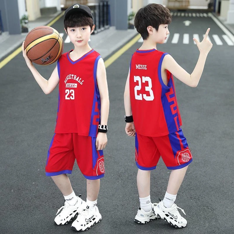 Summer Kids Clothing For Boys Sport Basketball Clothes Suit