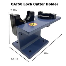 Lock Cutter Holder CNC Tighten Tool Holder Tightening Fixture Clamp Aluminum