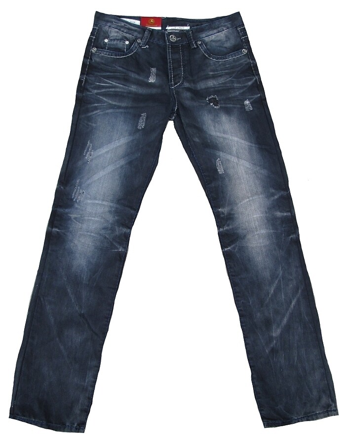 Jeansnet Vaqueros JN-9070 Lavado 189 Destroyed Agujeros Estrella Denim 30 36 W30