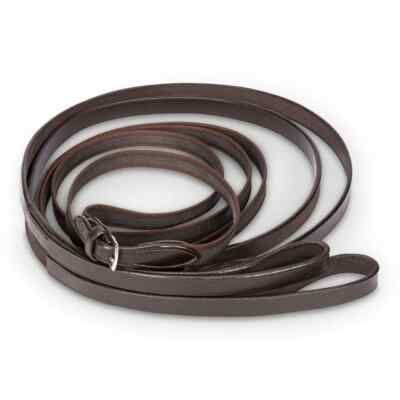 Ainsley Grippy Polo Running Reins 82'', Havana Brown, Neu