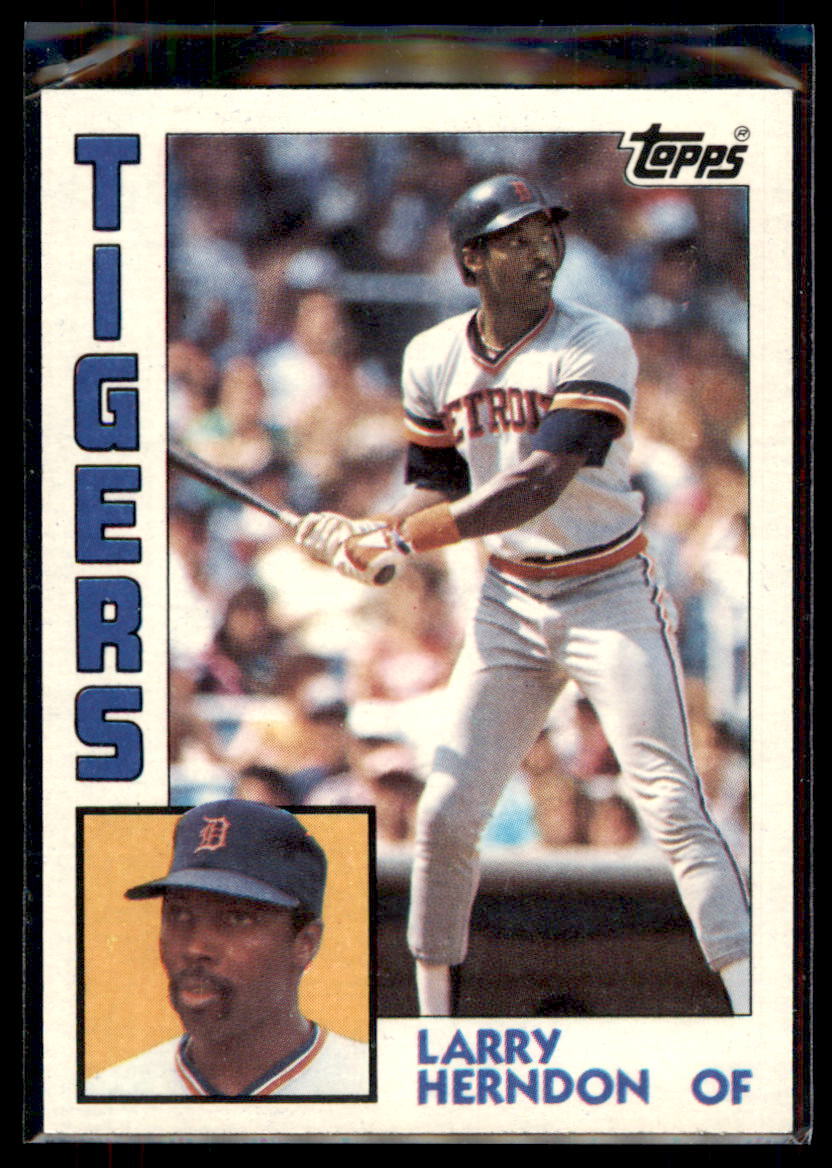 1984 Topps Larry Herndon #333 Detroit Tigers