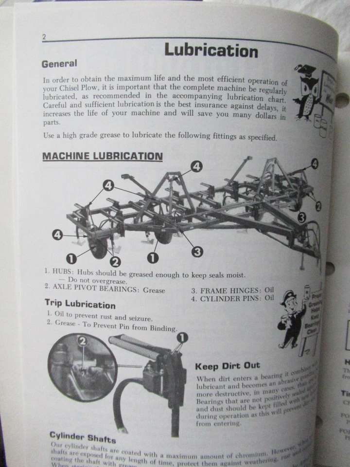 Lista de catálogo de piezas manuales Morris Magnum CP-625 CP-631 arado de cincel para operadores Foto 3 de 4