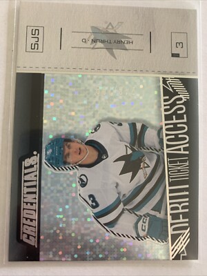Henry Thrun  2023-24 Credentials Hockey Debut Ticket Access  248/799