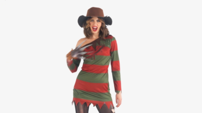 Women`s Freddy Krueger Costume Nightmare on Elm Street Killer Dress  Halloween | eBay