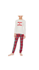NEW Unisex Pajamas Member's Mark Unisex Kid's Holiday Family Pajama Set Size 8