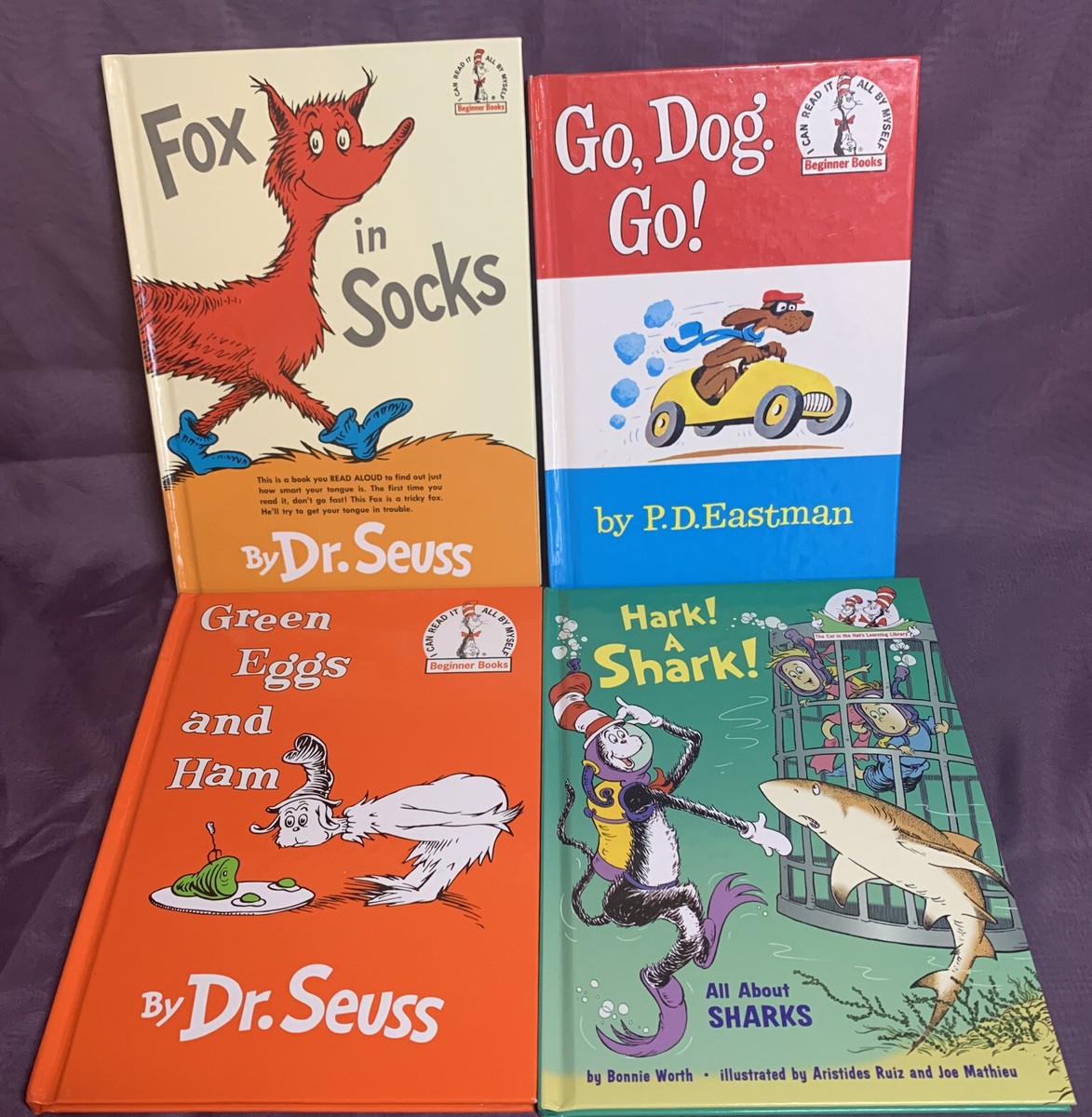 洋書81 Dr. Seuss’s Childrens’ Books Dr. Seuss Lot of 4 Children's Beginner's Books | eBay
