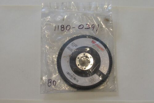 New WESTWARD 6NX72C 4-1/2" 7/8" Zirconia Flap Disc 80 Grit Type-27 Free Shipping - Picture 1 of 3