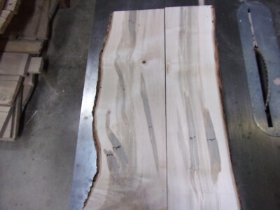 2 PC RUSTIC SOFT MAPLE SLAB KILN DRIED LUMBER WOOD BOARD 2601V LIVE ...