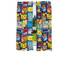 Franco Kids Room Window Curtains Set 82" x 63" Pokemon