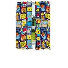 	Franco Kids Room Window Curtains Set 82" x 63" Pokemon	