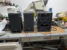 stereo radio / cassette / cd  completo di casse samsung