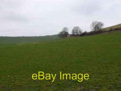 Foto 6x4 Landschaft in der Nähe von Up Sydling Blick nach Westen das flache Tal Wette c2010