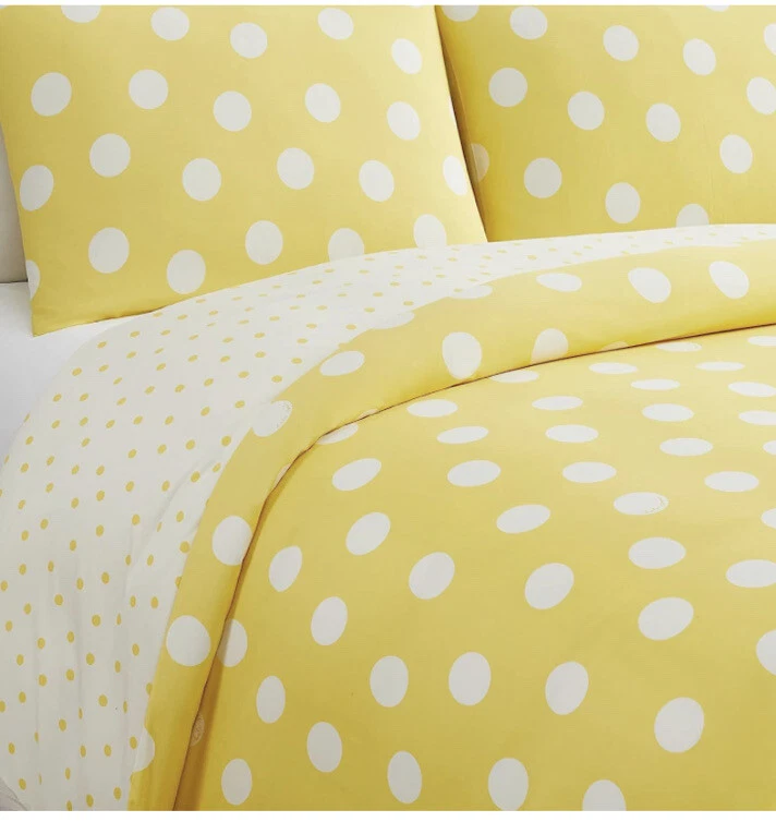 KATE SPADE точек желтый напечатано Twin XL одеяло комплект новый - Изображение 2 из 4