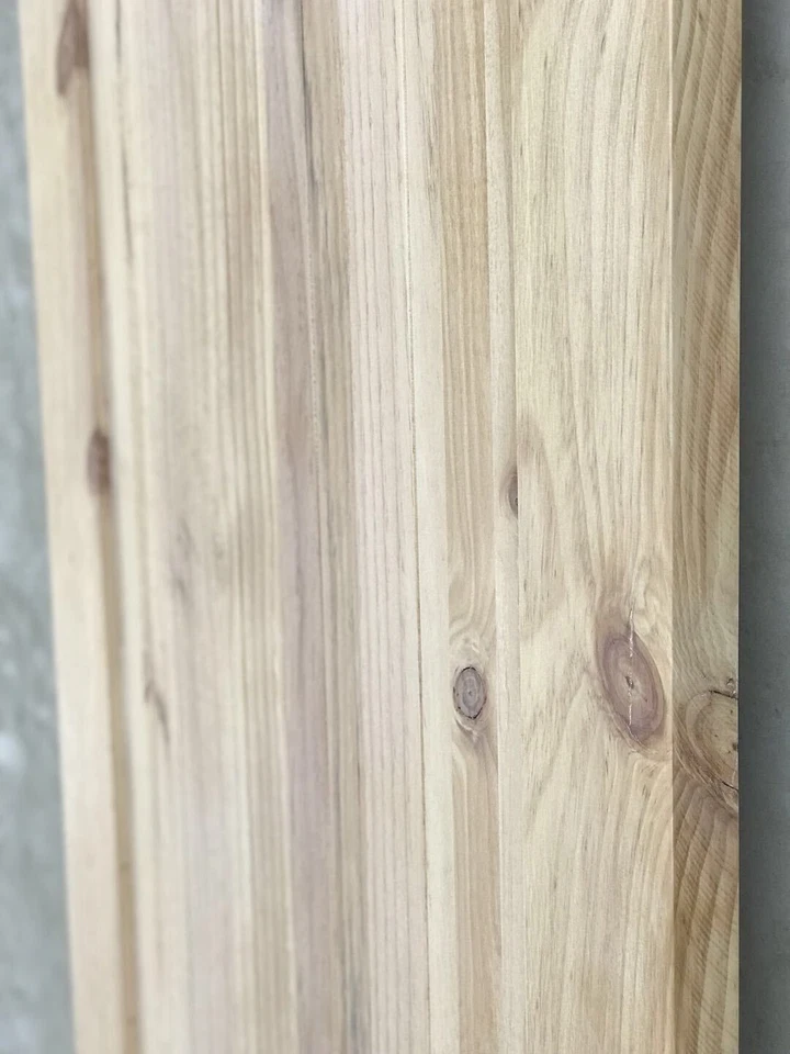 Top Quality Raw Pine Sliding Barn Door Solid Plank Barn Door - image 4 of 4