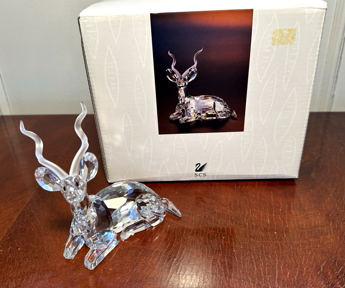 New in Box SWAROVSKI Collectors Society Inspiration Africa KUDU