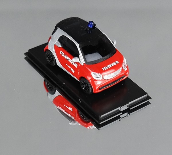 "Busch 50711 (H0, 1:87) - Smart Fortwo '14 Coupé \"Feuerwehr\" - Neuware!"-image