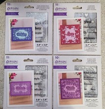 Crafters Companion HEART, FLORAL FRAME, DAISY BOTANICAL Frame Die Stamp set