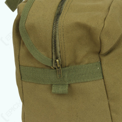 Sac Militaire US Army Style - Grand Format Kaki - Environ 45x25x18 Cm - Coton - Neuf Avec étiquettes