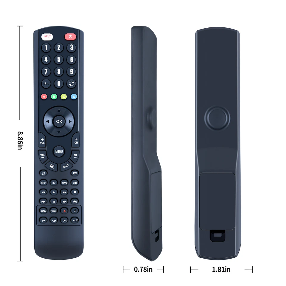 Replacement Remote Control For NAD AV3 AVR3 AVR4 T741 T747 T748 T757 - Image 4 of 4