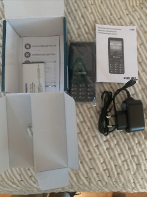 Philips Xenium E168. New Open Box. Unlocked Import Please Read.