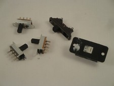 Schiebeschalter 5 Stk. (1-polig) Konvolut (S17)