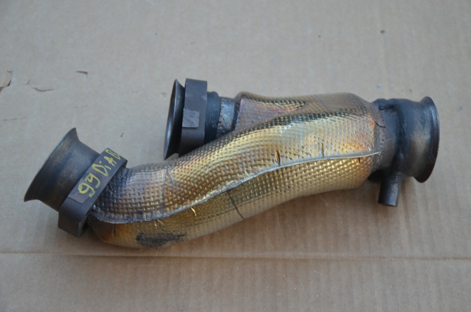 95-01 LAMBORGHINI DIABLO LEFT INSULATED EXHAUST THREE-WAY PIPE 004435974CB