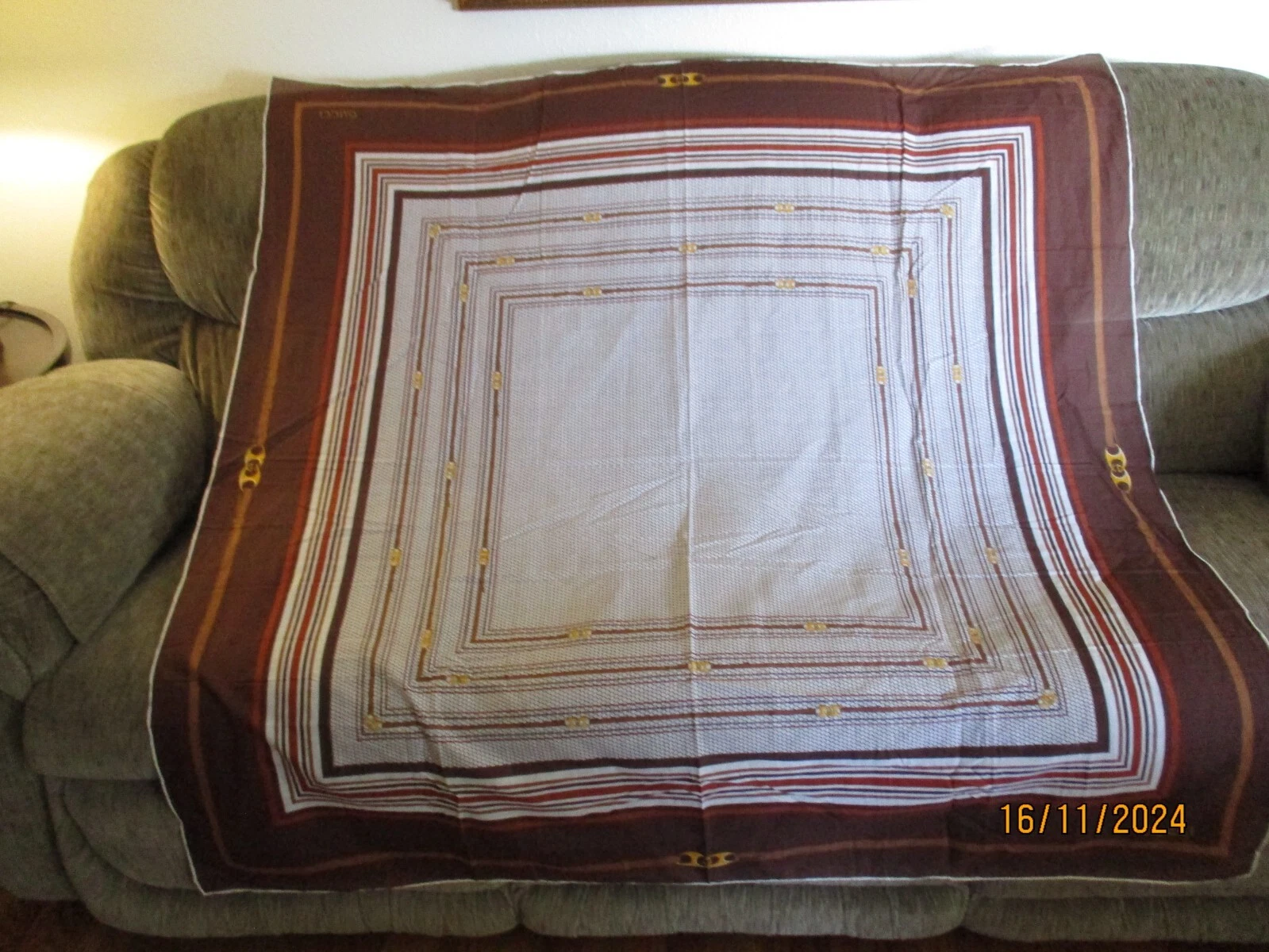 Paréo ou sarong GUCCI vintage (n° 1); Excellent état