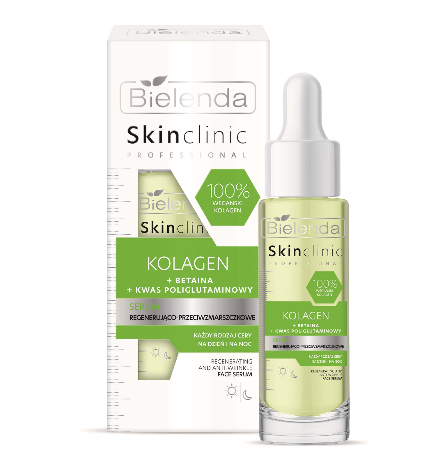 Bielenda Skin Clinic Vegan Collagen Regenerating And Anti-Wrinkle Serum 30ml