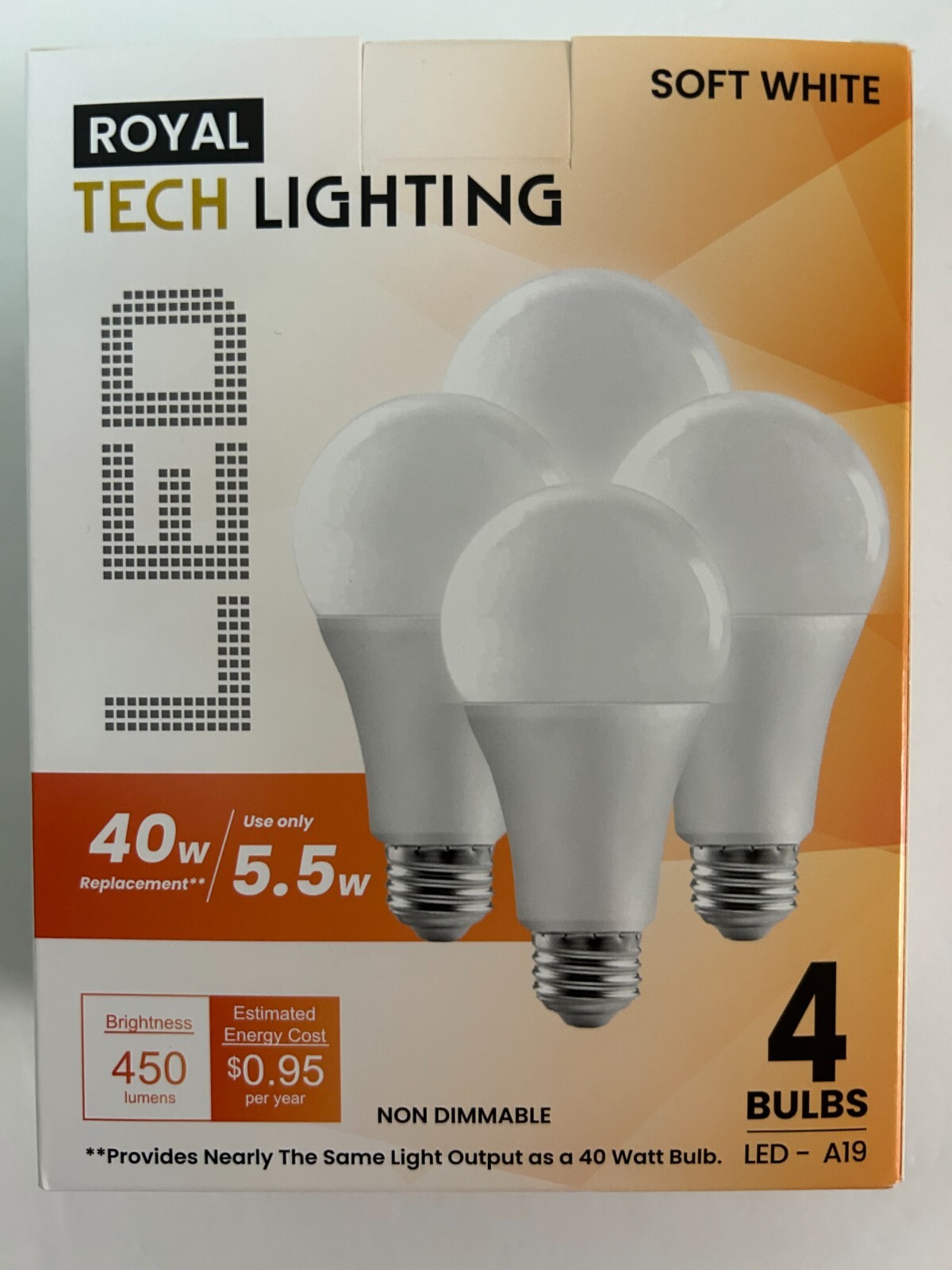 Use 5 W Less Energy A19 Shape Basic Replacement