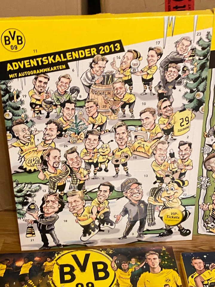 13x BVB 09 2013 bis 2025 Comic Adventskalender leer ohne Inhalt SUPER ALS DEKO!! - Bild 4 von 4