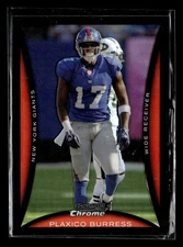 2008 Bowman Chrome Refractor #BC170 Plaxico Burress Giants QTY