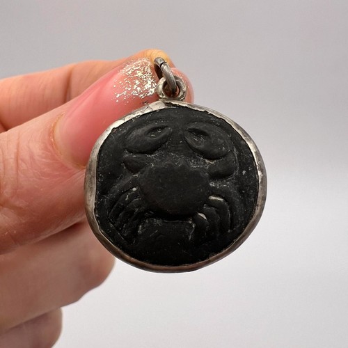 Colgante Plata de Ley 800 Mujer Hombre’s Joyería Tallada a Mano Antigua - Imagen 5 de 5