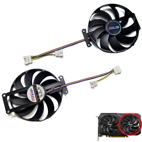 Grafikkarte Lüfter FDC10H12S9-C für ASUS RTX2070 2060 GTX1660S DUAL MINI Grafik - 第 5/6 張圖片