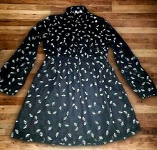 Black and Grey Long sleeve Forever 21 Dress Size Large