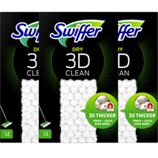Swiffer Dry 3D Clean 3 X 14 Sol - Chiffons À Poussière