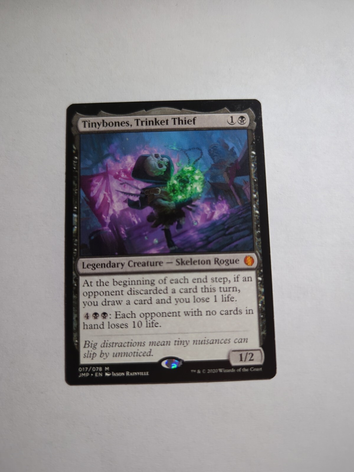 MISPRINT | MISCUT Tinybones, Trinket Thief #017 MTG: Jumpstart Regular Mythic