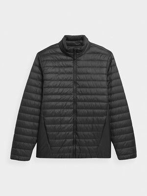Men's Down Jacket 4F Winter Lightweight Black Jacket 4FSS23TDJAM084-20S